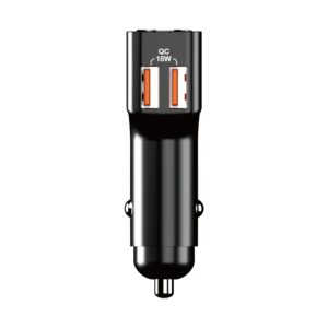 38W Digital Display 3 Ports Car Charger -2